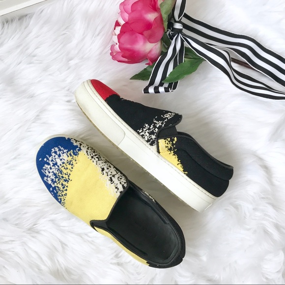 Celine Shoes - $325⬇️Céline Multicolored Slip On Skater Sneakers